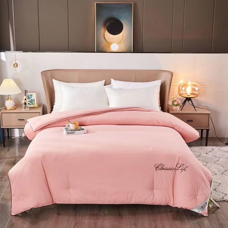 洛卡棉磨毛被子被芯双人两米蚕丝被冬季加厚高档春秋被床上褥子