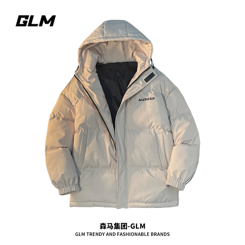 森馬集团GLM 加厚棉衣男士2023年新款冬季潮牌棉袄休闲棉服外套