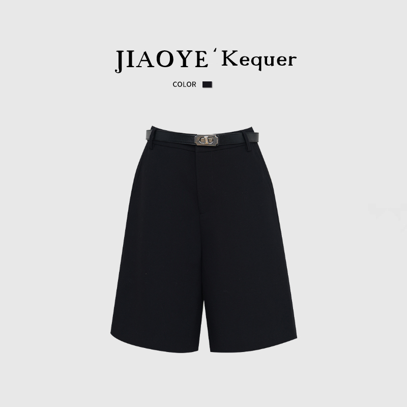 JiaoyeKequer【短裤】夏季简约百搭短裤西装裤子 K20725DK-FJ3112