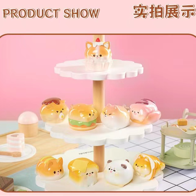 默认代拆--面包小狗盲盒惊喜系列卡通潮流