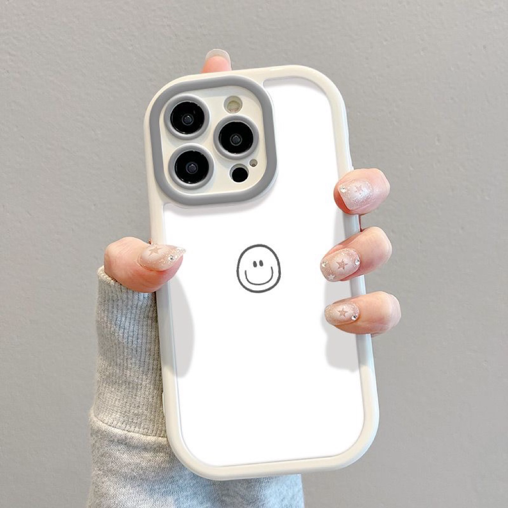表情圆脸适用iPhone15promax手机壳14/13女12华为/小米/vivo/oppo