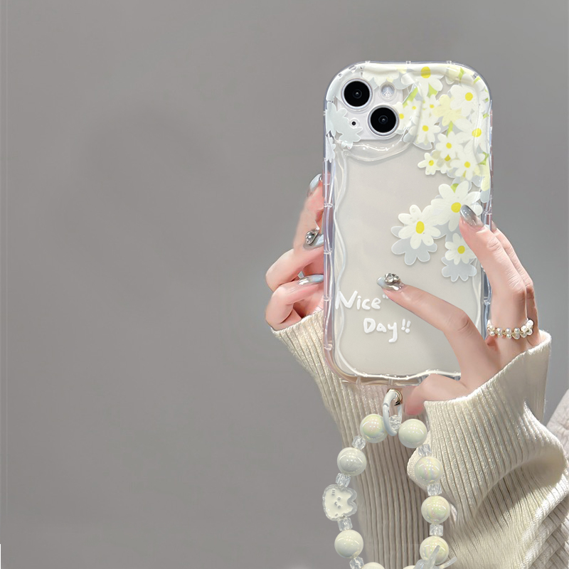 清新雏菊适用iPhone15promax手机壳14/13女12华为/小米/vivo/oppo