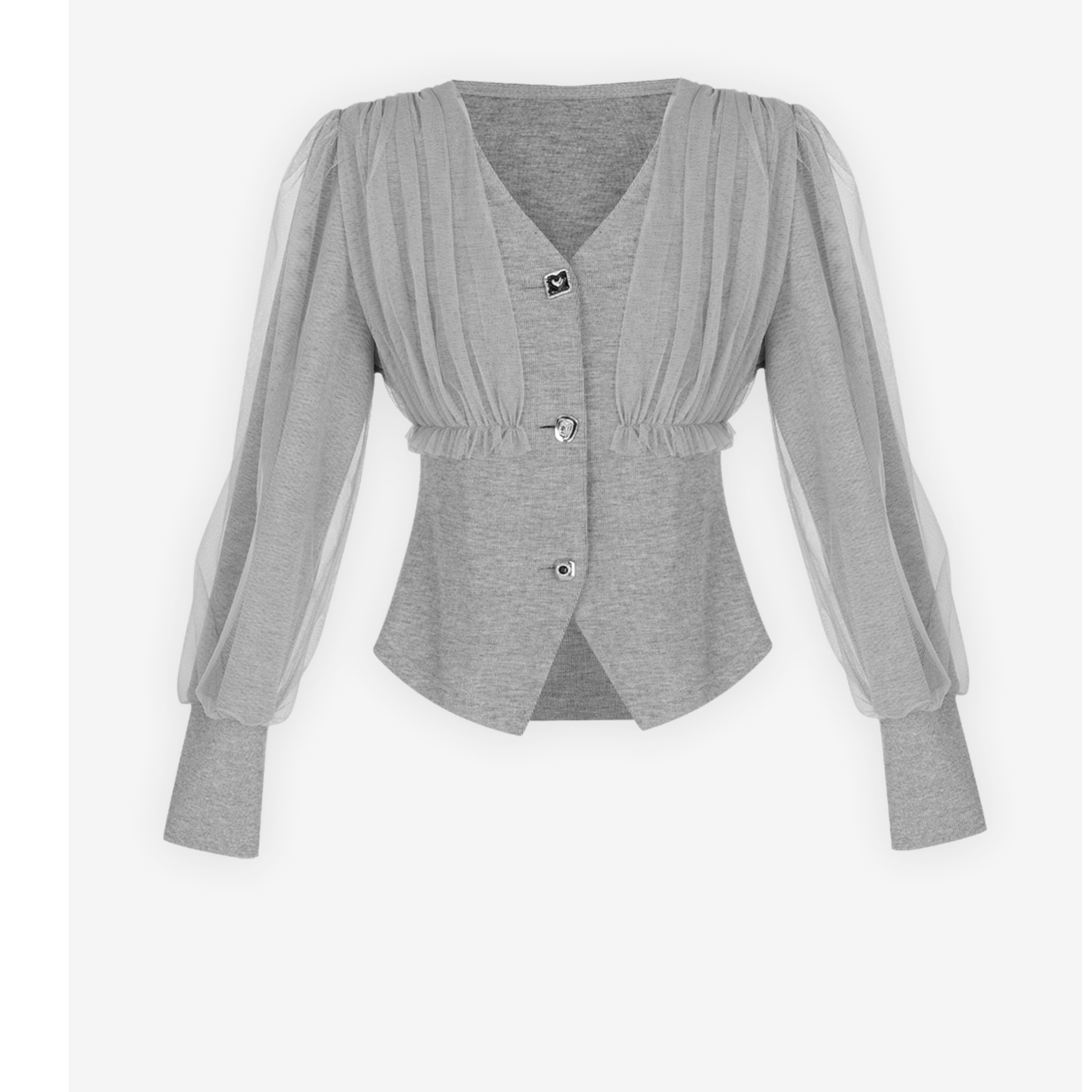 JIA【Chen佳佳】 时尚小香风百搭优雅上衣238630-9.10