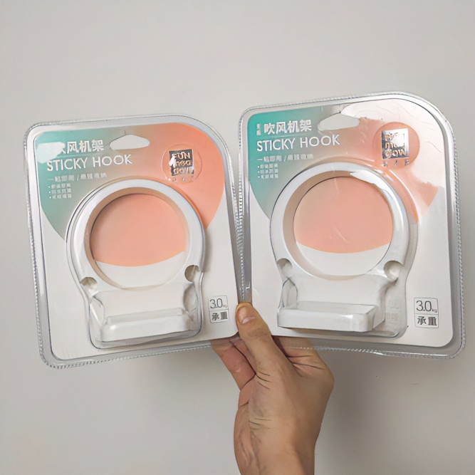 【到手两个】家用吹风机架免打孔卫生间多功能壁挂式风筒置物架