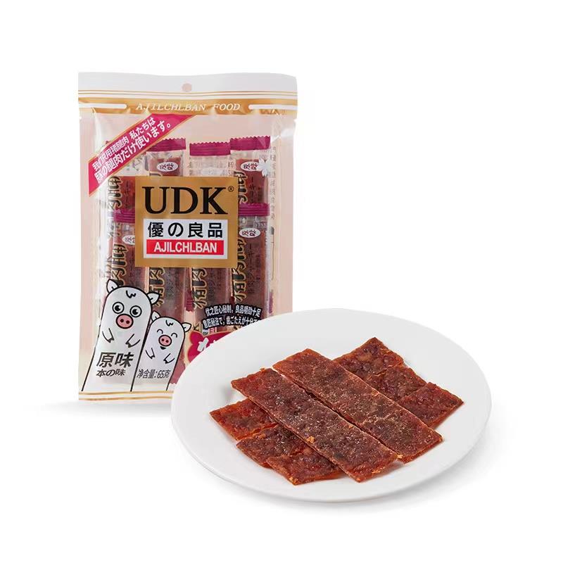 优之良品猪肉脯牛肉脯猪腿肉牛肉干即食熟肉休闲零食独立包装笋1g