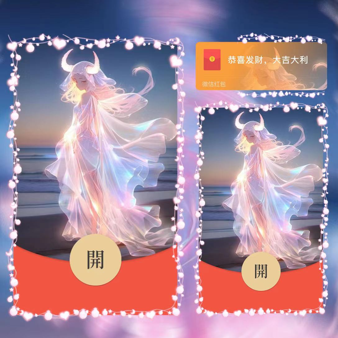 红包封面金牛座十二星座情侣款动态皮肤永久序列号vx设计