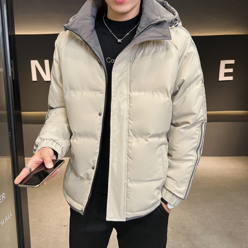 罗蒙冬季男士大码棉衣休闲男加厚服棉袄连帽外套保暖加绒潮流棉服