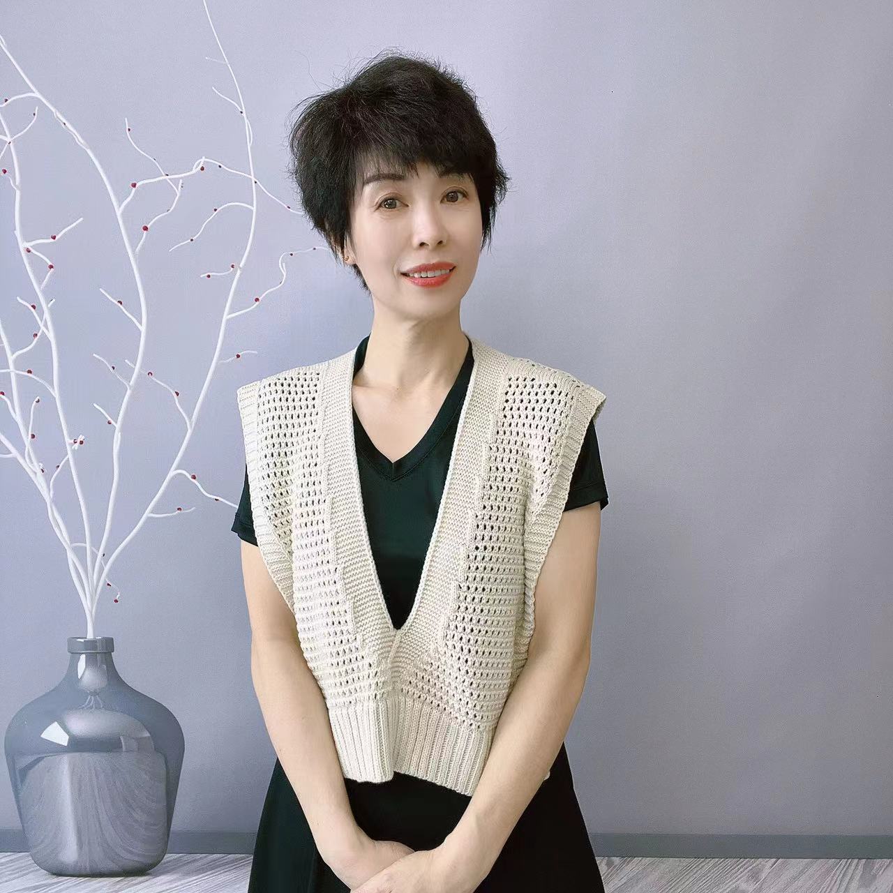 【新芳】【针织马甲】新款夏季针织马甲百搭款时尚女士外搭春夏