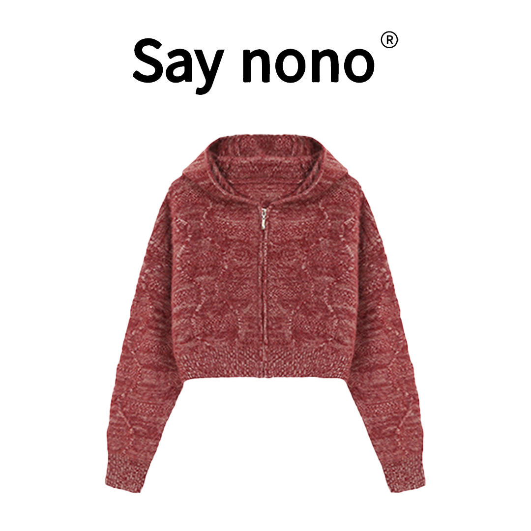 【懒猫nono】Say nono★康赛妮山羊绒针织衫外套女加厚上衣TN/T23276