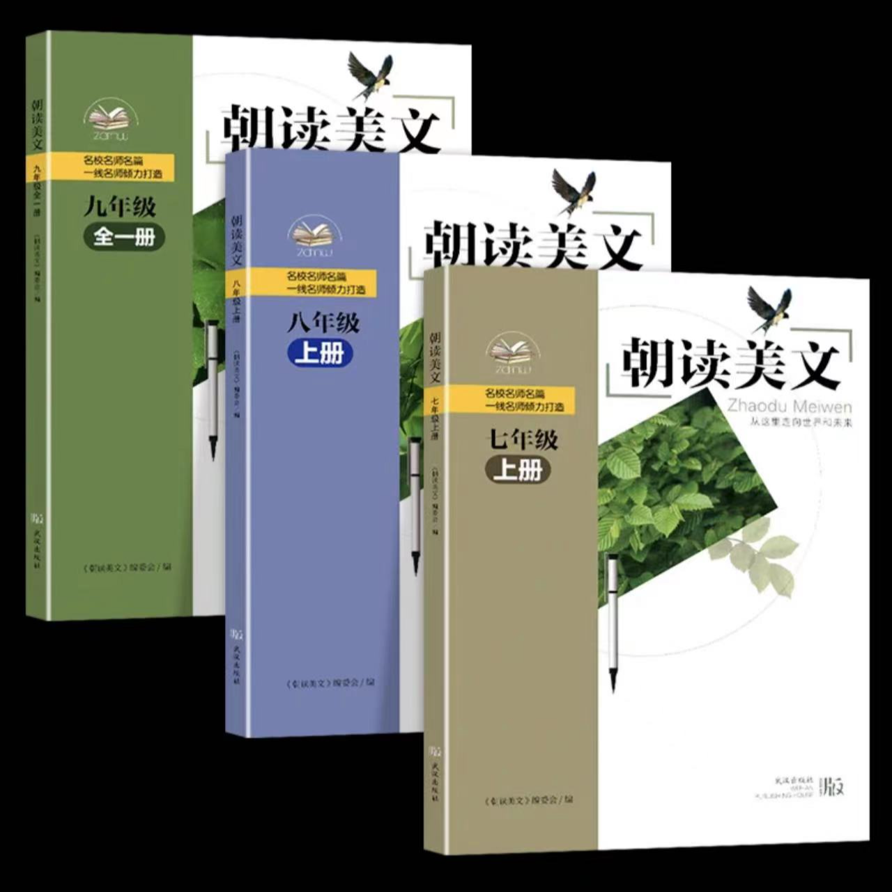 朝读美文 七年级上八年级上九年级 上学期三本中小学阅读积累提升