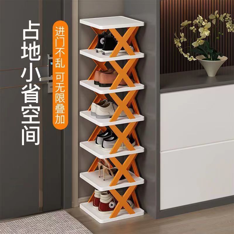 创意鞋架子多层家用九层折叠10层一层宿舍免安装简易拆装鞋柜鞋架