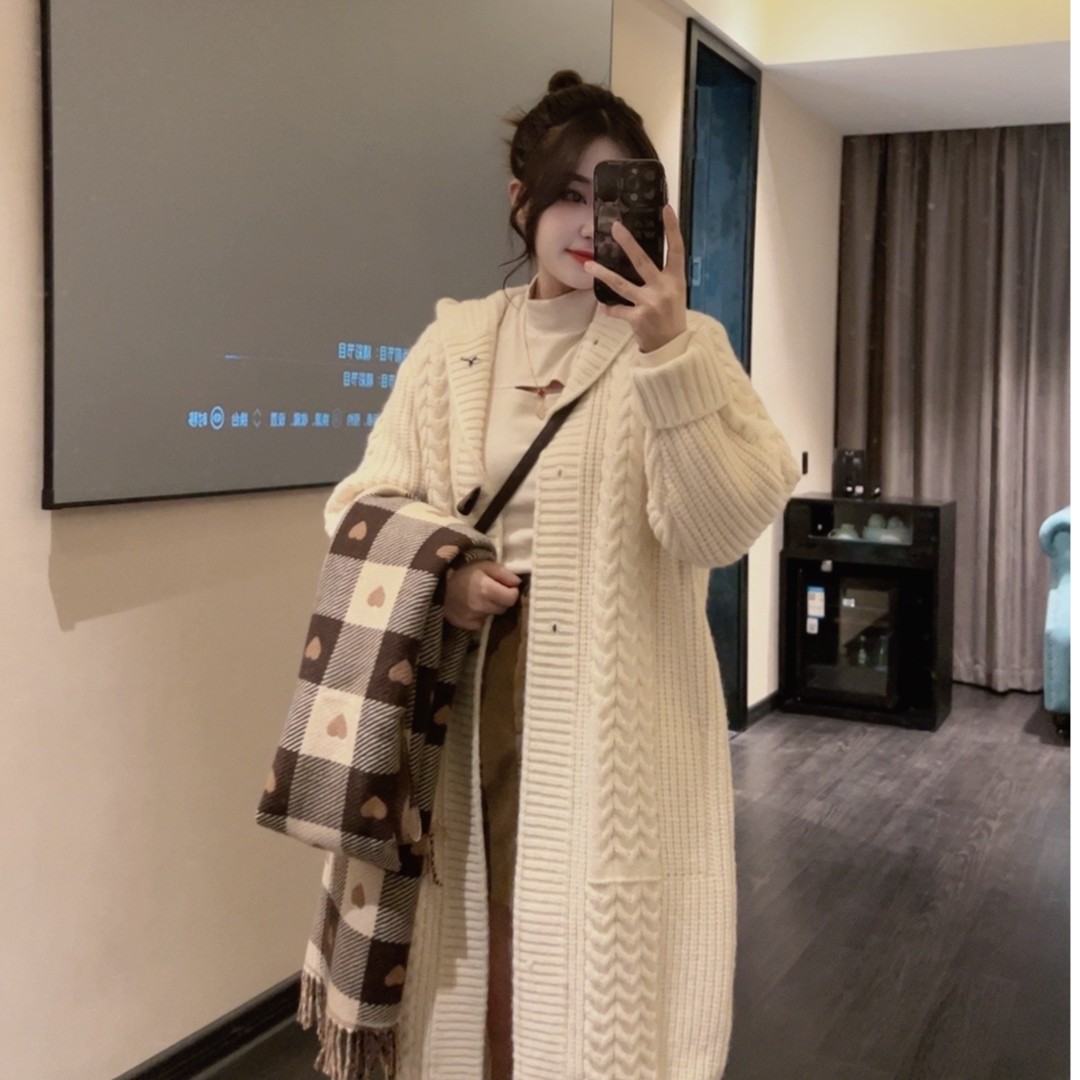 奈奈家99812【若若】毛针织开衫 小个子改版定制20231018慵懒风百搭