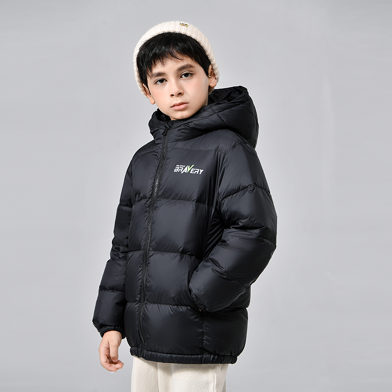 V/雅鹿童装正品儿童羽绒服男童宝宝女童宝宝加厚冬季新款面包服潮