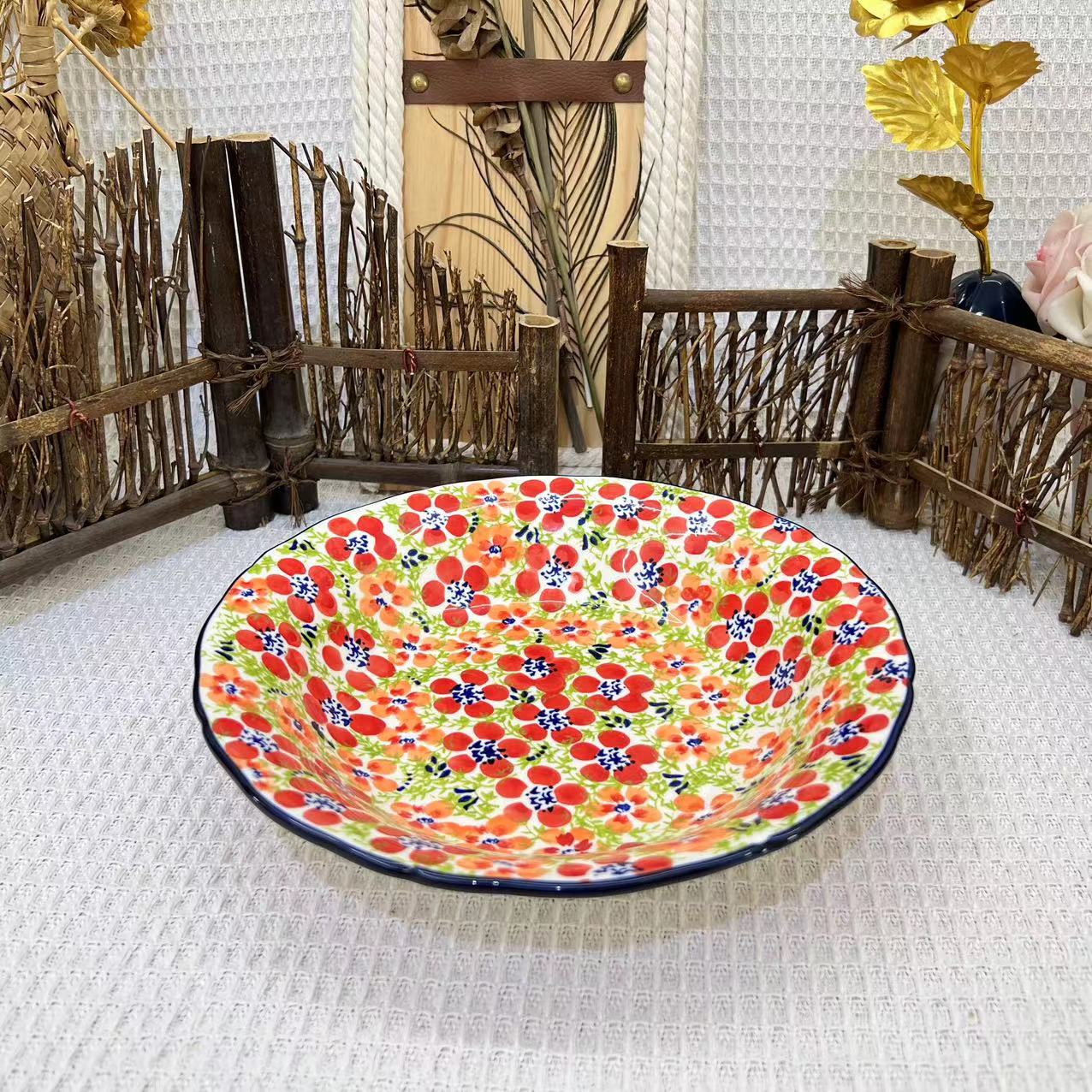 【SILISIA/出口原单】碧丝粉黛-8.5英寸草帽汤盘