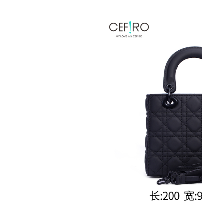 【CEFIRO · CiCi】 新品上新！新款女包 WGG-1FB361-1101 黑色