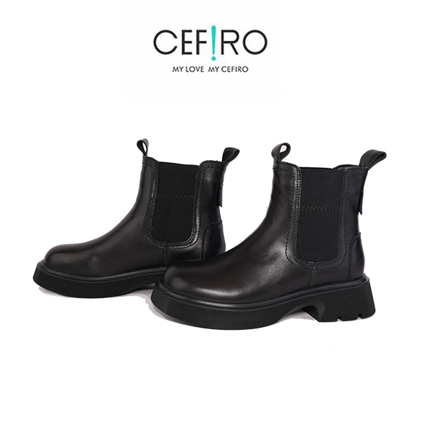 【CEFIRO · CiCi】时尚百搭女士靴 AFF3A00902 黑色