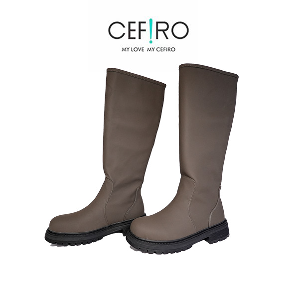 【CEFIRO · CiCi】新款女鞋长靴 AFF3A00876 卡其