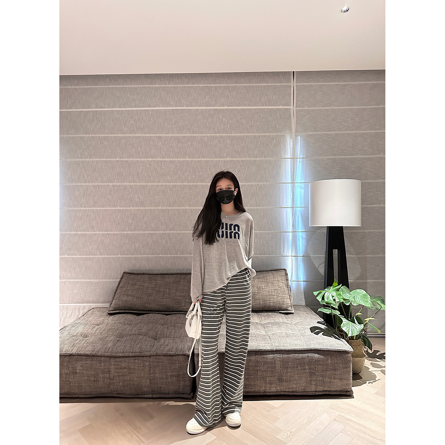 【满分休闲】条纹 裤