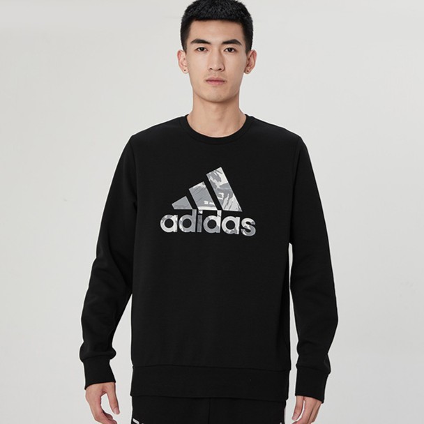adidas/阿迪达斯男2023秋季新款运动休闲圆领套头衫9330