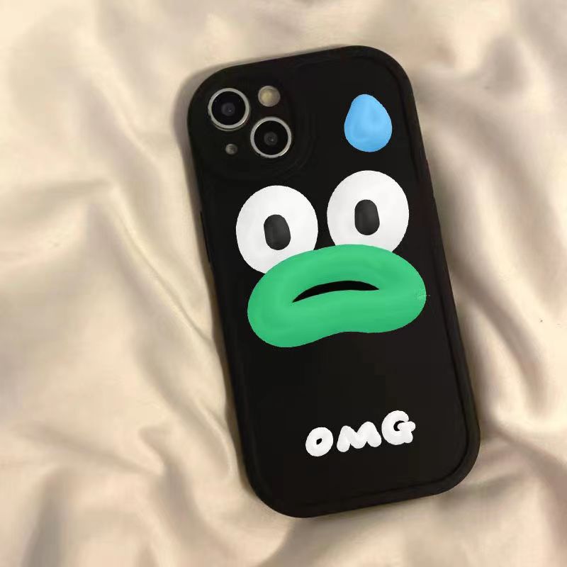 OMG表情适用iphone15pro/14手机壳苹果13/12/11华为vivo小米oppo