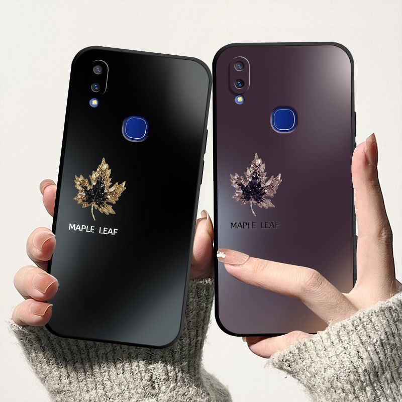 渐变枫叶vivoz1 z1i z1青春版液态硅胶手机壳全包直边保护套软壳