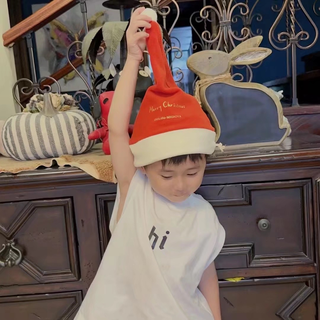 帽围可调节 「圣诞帽」 拍一发10 儿童成人圣诞老人帽子