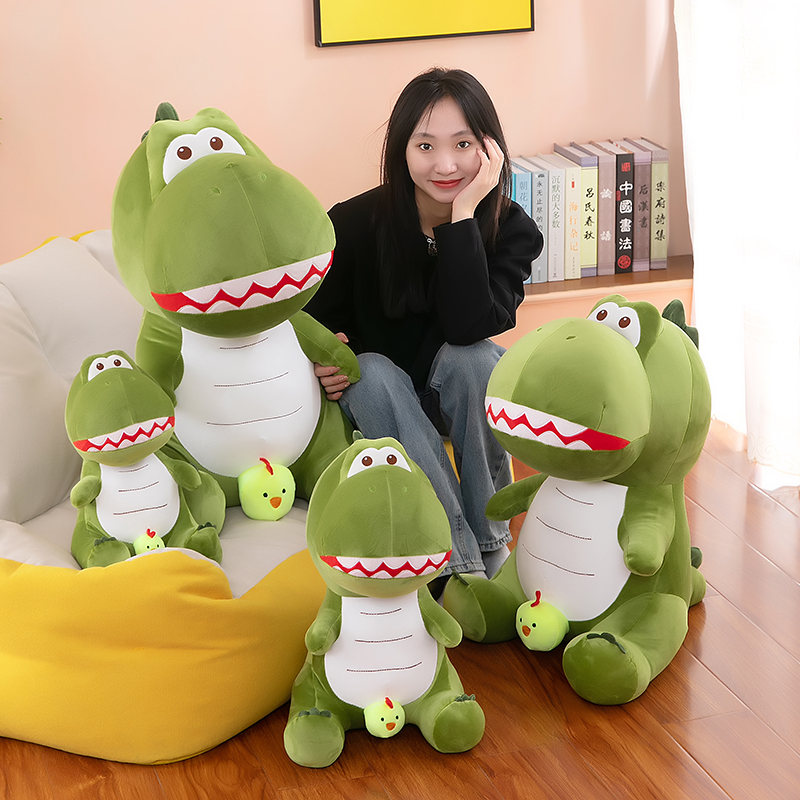 卡通动漫恐龙小鸡玩偶布娃娃毛绒玩具情侣生日礼物玩具娃娃大号