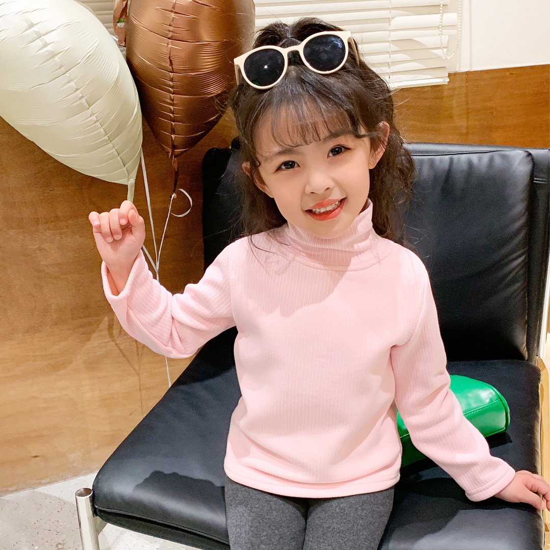 小菲特童装2022秋冬季新款女童装加绒保暖儿童打底衫HAYD25413