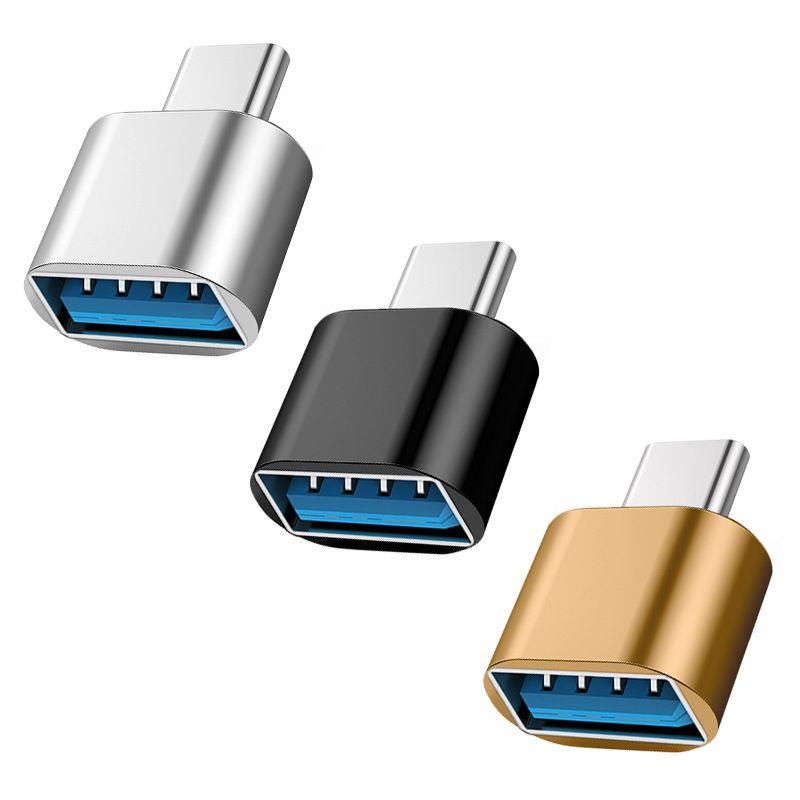适用华为vivo小米oppo手机U盘OTG转接线USB3.0安卓type-c转换器头