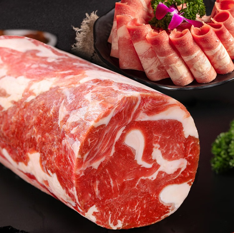 羊肉卷【冷冻整卷】赠羊肉卷切割机精选6个月羔羊后腿肉一卷1500克