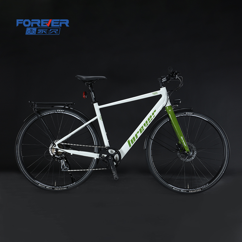 FOREVER/永久F08霁风电助力公路自行车油压碟刹新国标变速自行车