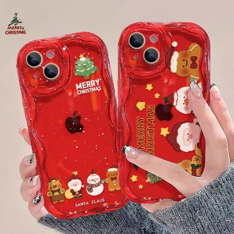圣诞老人适用iphone15pro/14/13手机壳苹果12/11华为vivo小米oppo