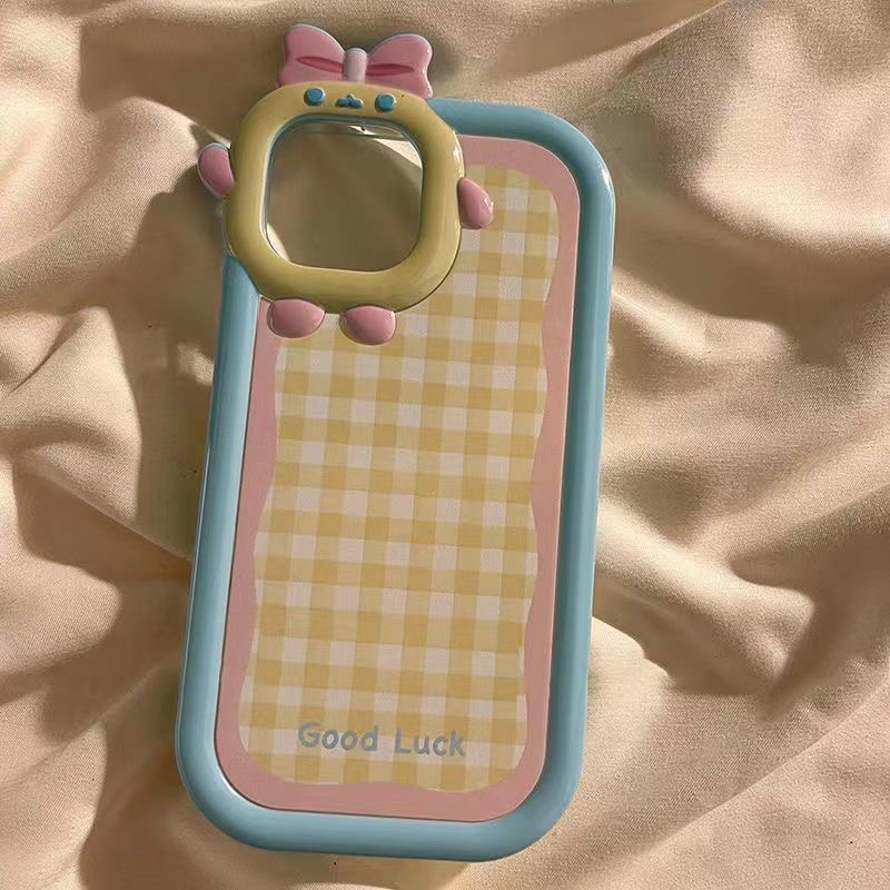 黄格交错适用iphone15pro/14/13手机壳苹果12/11华为vivo小米oppo