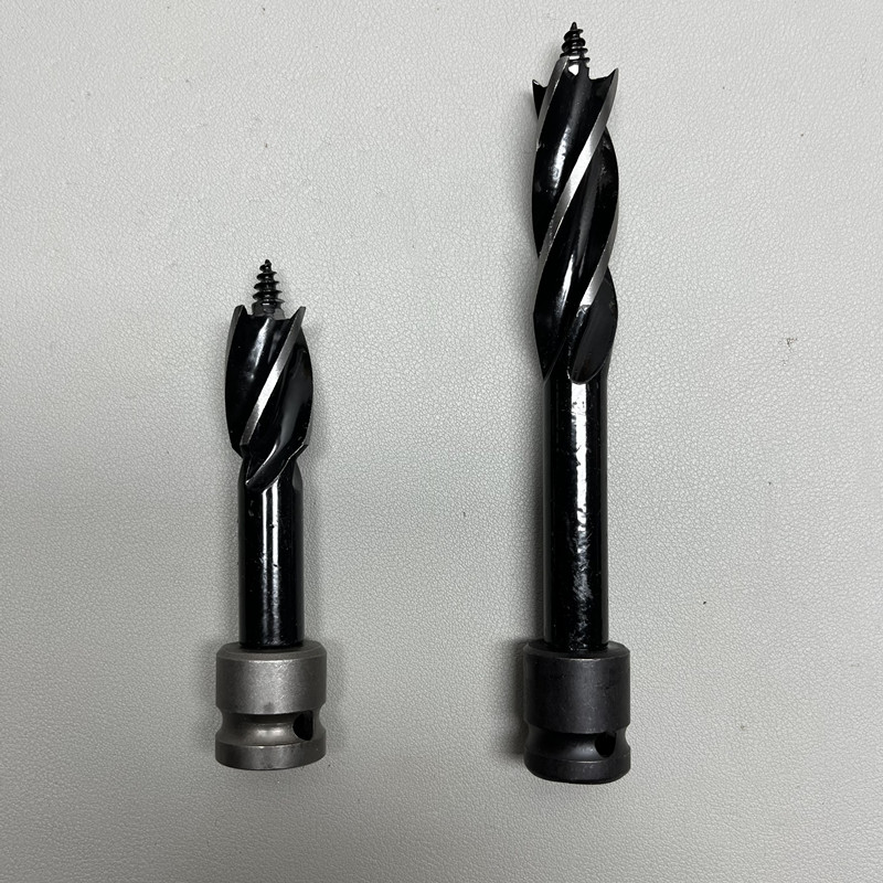 电动扳手钻头木工开孔器扩孔支罗钻四刃四槽模板钻木工专用钢硬度