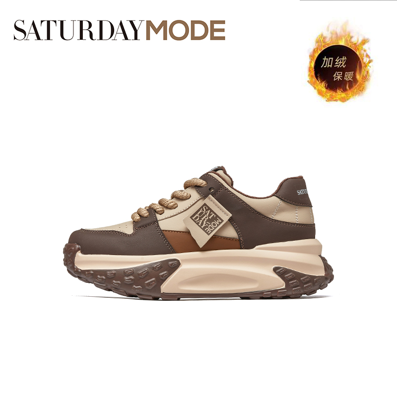 SATURDAYMODE【漂亮】冬季时尚加绒休闲鞋MD34111G66