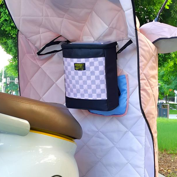 电动车摩托车挂包前置收纳袋加厚款通用防水手机包挂兜神器实用款