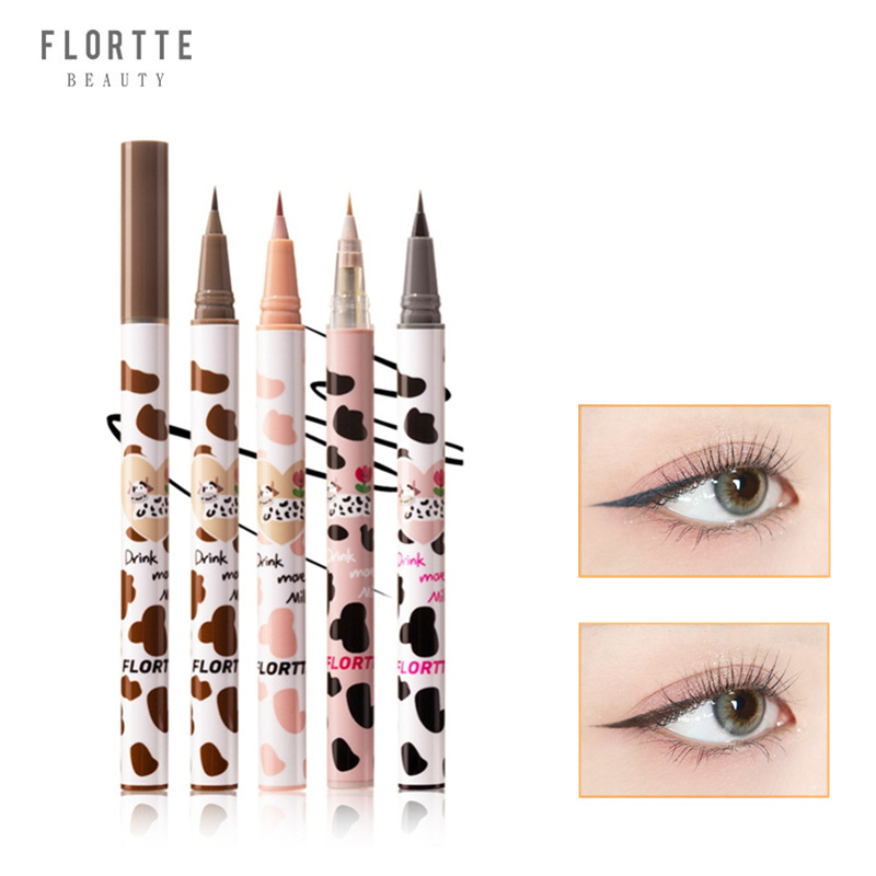 FLORTTE/花洛莉亚卧蚕笔眼线液阴影笔自然棕色持妆防汗彩色眼线笔