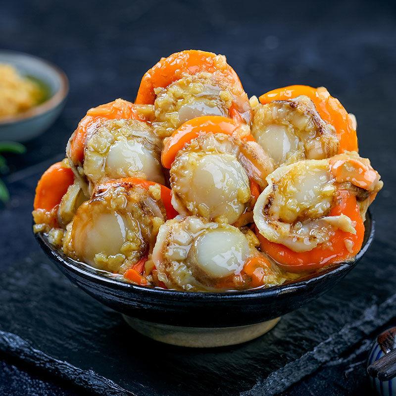 【小扬哥力荐】香辣蒜蓉扇贝肉罐头即食麻辣海鲜八爪花甲网红怀旧