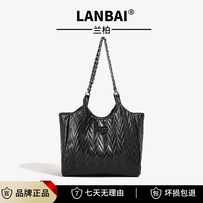褶托特包女2023新款时尚通勤百搭大包包女腋下单肩包Y935