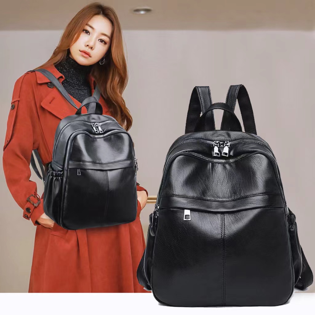 2023新款双肩背包女时尚爆款百搭背包旅游旅行正品大容量双肩包