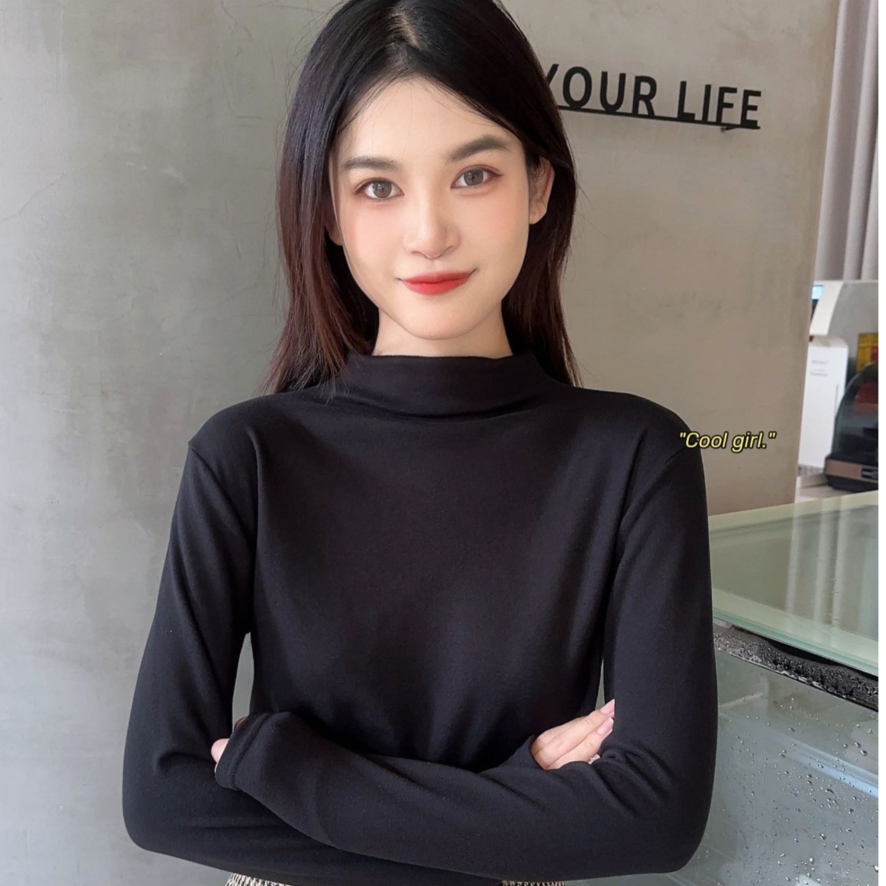 门店129！半高领羊毛蚕丝养肤衣！