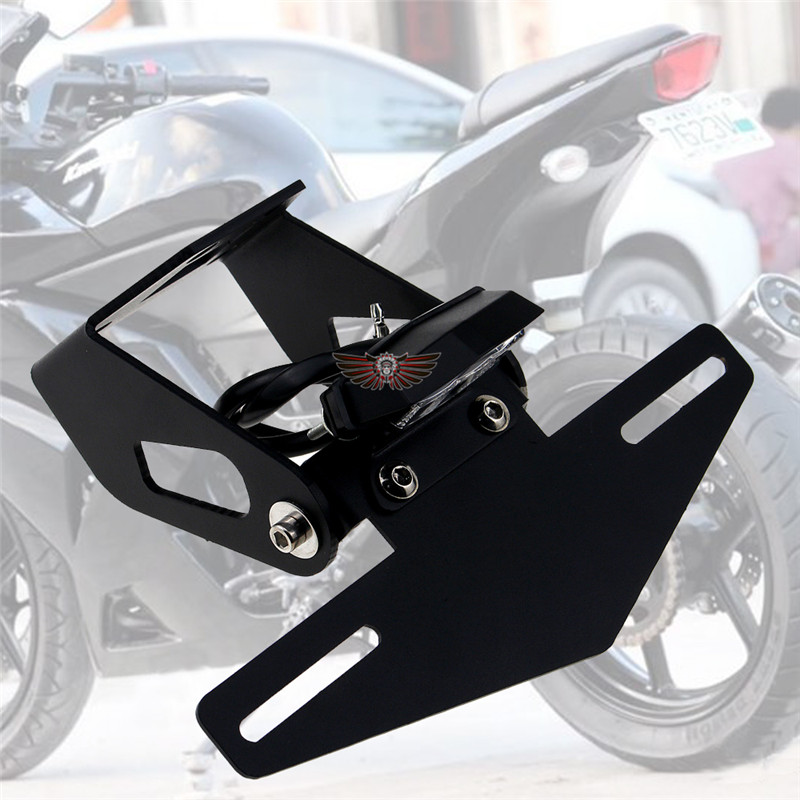 适用川崎Z400忍者NINJA400 18-22年改装配件短尾车牌架后牌架支架
