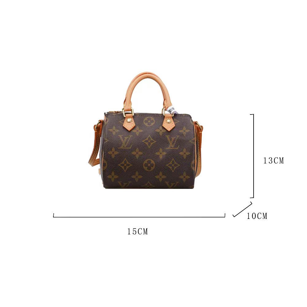 95新 LouisVuitton/路易威登 LV包包 老花speedy nano枕头包 木子