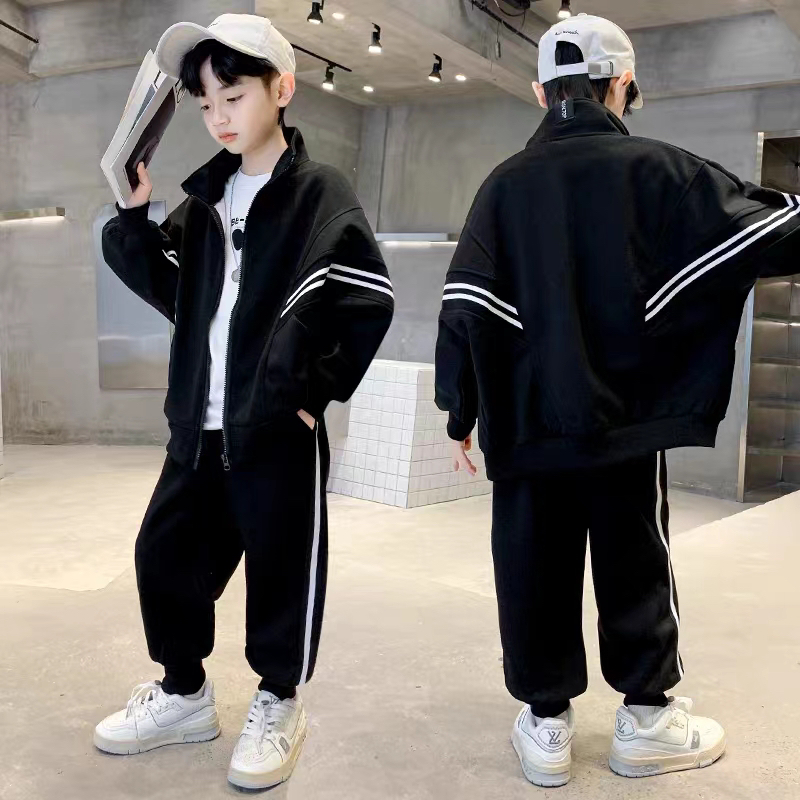 13267春秋新款中大童套装