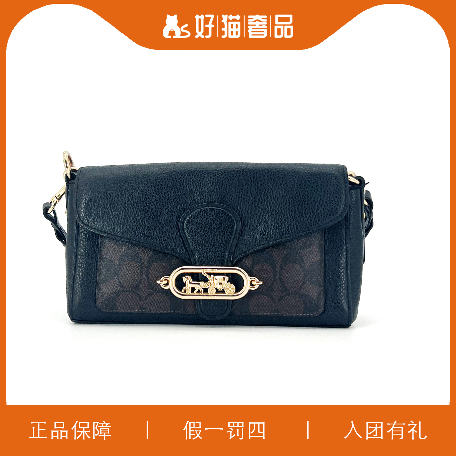 95新 COACH/蔻驰 蔻驰老花酒神包/D0226/25X14X6