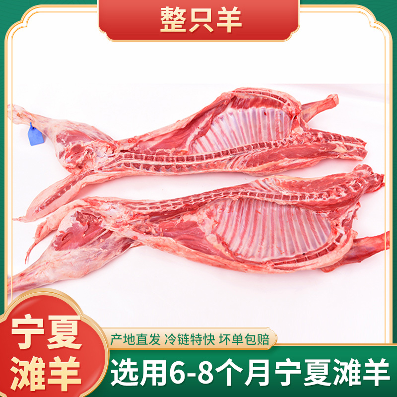 宁夏滩羊肉正宗盐池草原散养【整只羊/精分割】