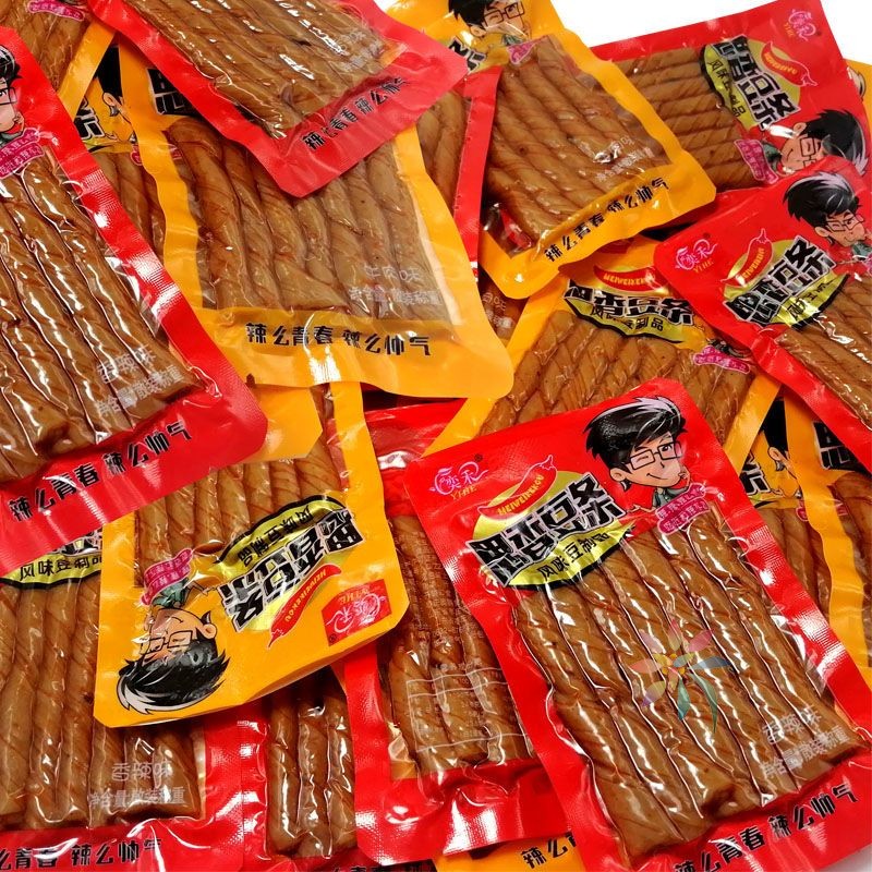 麻辣零食小豆筋小包装豆干辣条相思卷豆条休闲食品小/0lb蔬菜组合