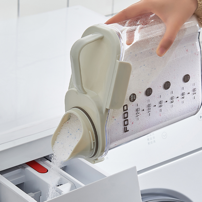 洗衣粉收纳盒子家用大容量肥皂塑料桶罐装洗衣液的容器专用储存盒