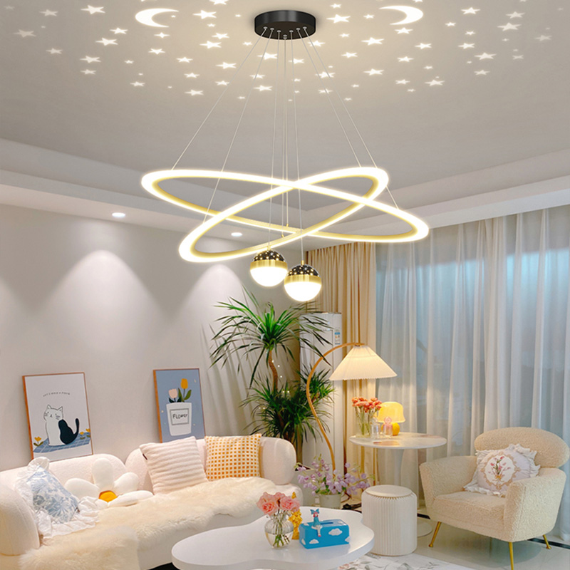 餐厅吊灯现代简约创意个性2023新款北欧大气家用设计师艺术卧室灯