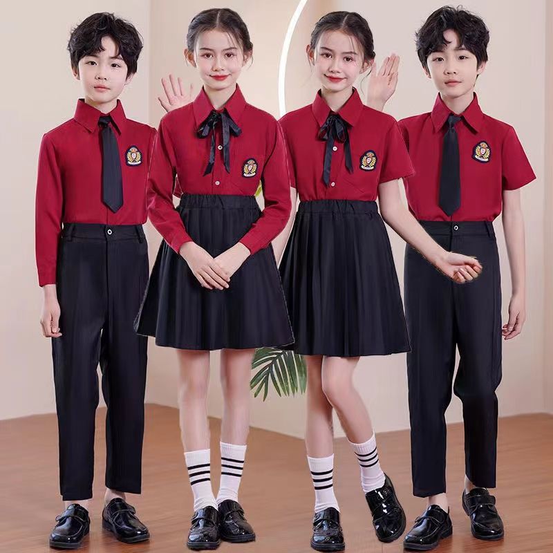 儿童大合唱服男童女童演出服演讲比赛诗歌朗诵表演服套装中小学生